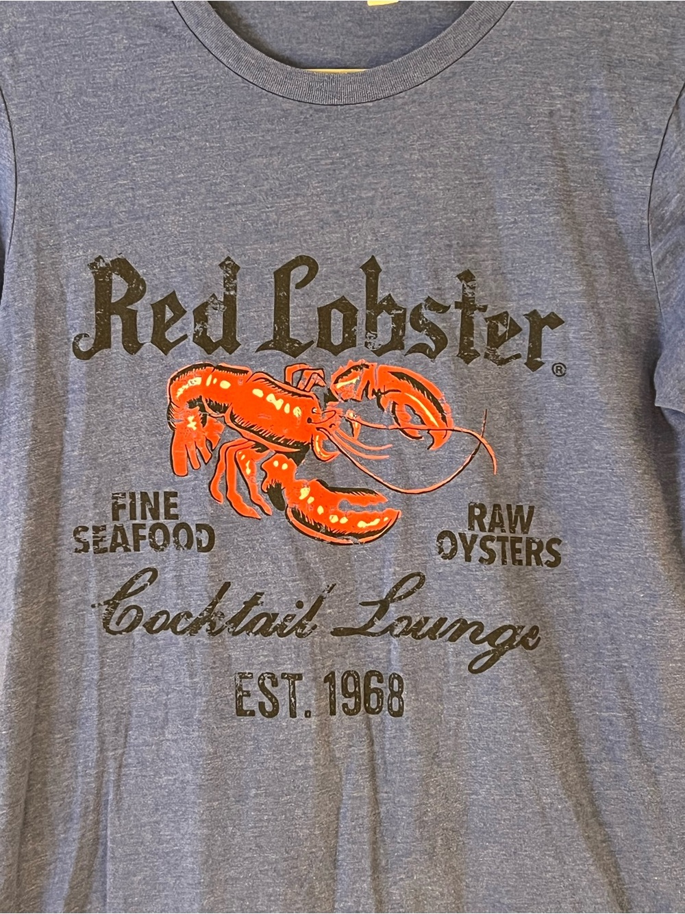 Bella Canvas Red Lobster Graphic Tee Shirt | Size M | Like New | Unisex - Picture 5 of 7